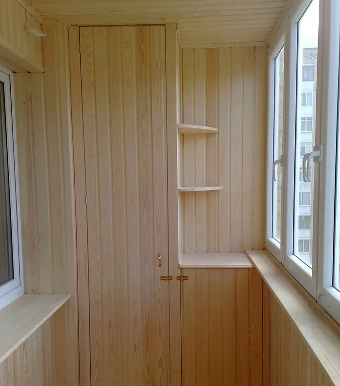 Изготовление шкафа на балконе своими руками — угловой, встроенный, шкаф ...