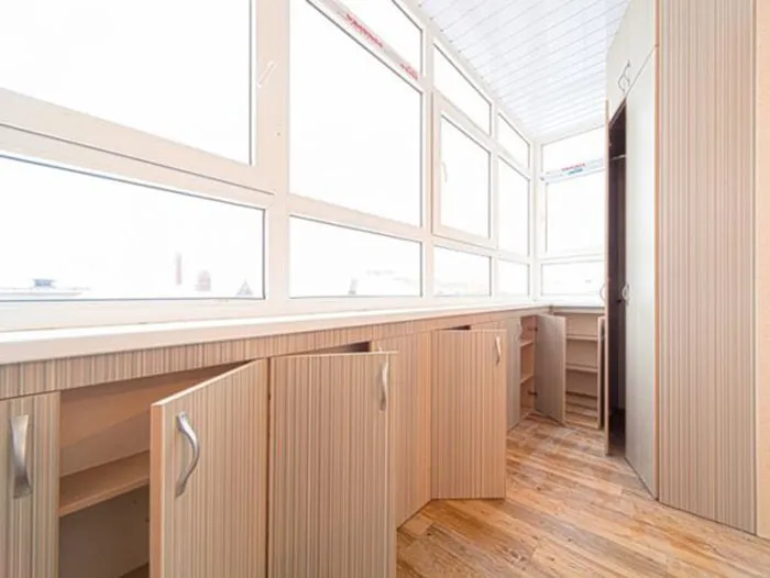 Изготовление шкафа на балконе своими руками — угловой, встроенный, шкаф ...